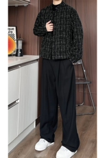 TZ26232609/P120短款小香风外套休闲裤套装男西服夹克西裤两件套，男装夹克，电商A141