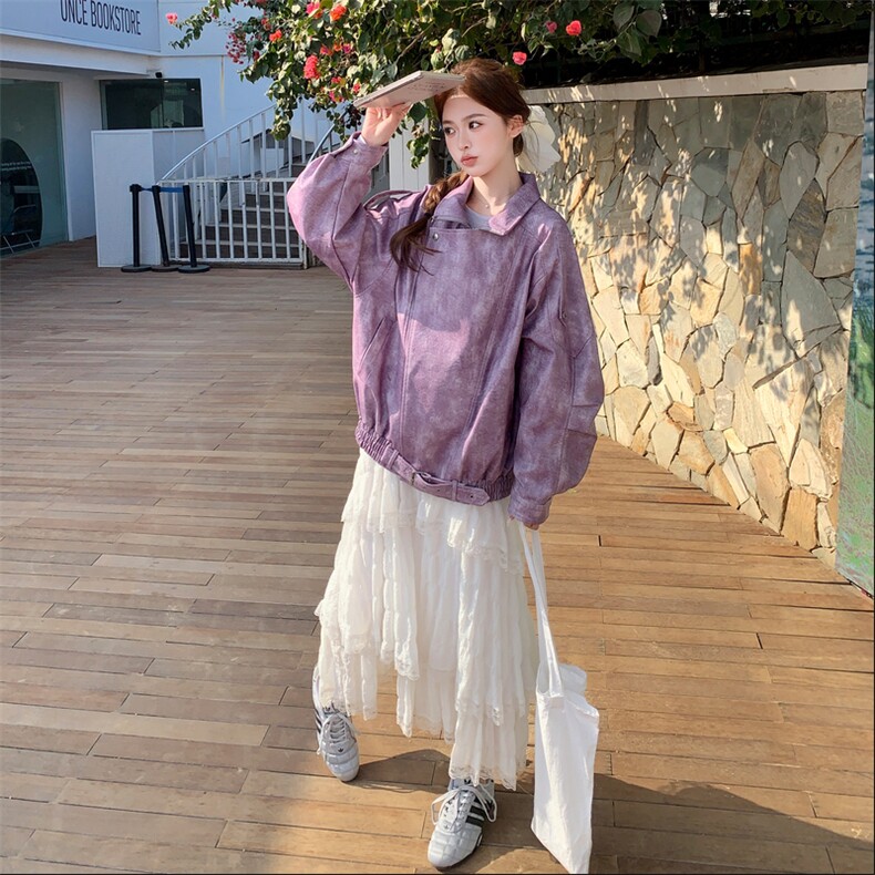 皮衣新款！2026春装外套2C132-C118-P185-K288,女装皮衣,2C132