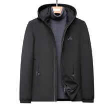 冬装男士羽绒外套新款宽松连帽可卸羽绒棉服保暖上衣GRW111-P260，男装羽绒服，电商B212（原钱塘6029）