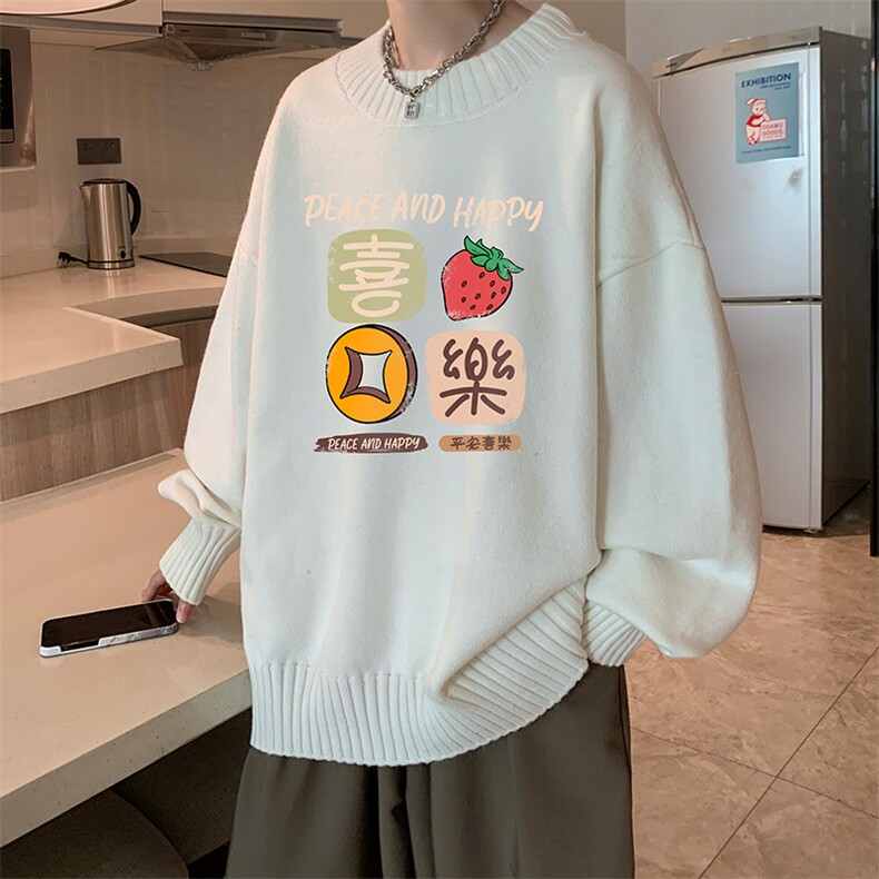 半高领毛衣男士大码针织衫男毛线衣男M18322-P45加绒款-P65,男装针织衫/毛衣,电商A040