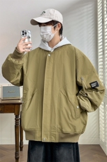 2024秋季休闲外套高品质棒球服宽松多口袋夹克男A436-8837-P85，男装夹克，电商A436