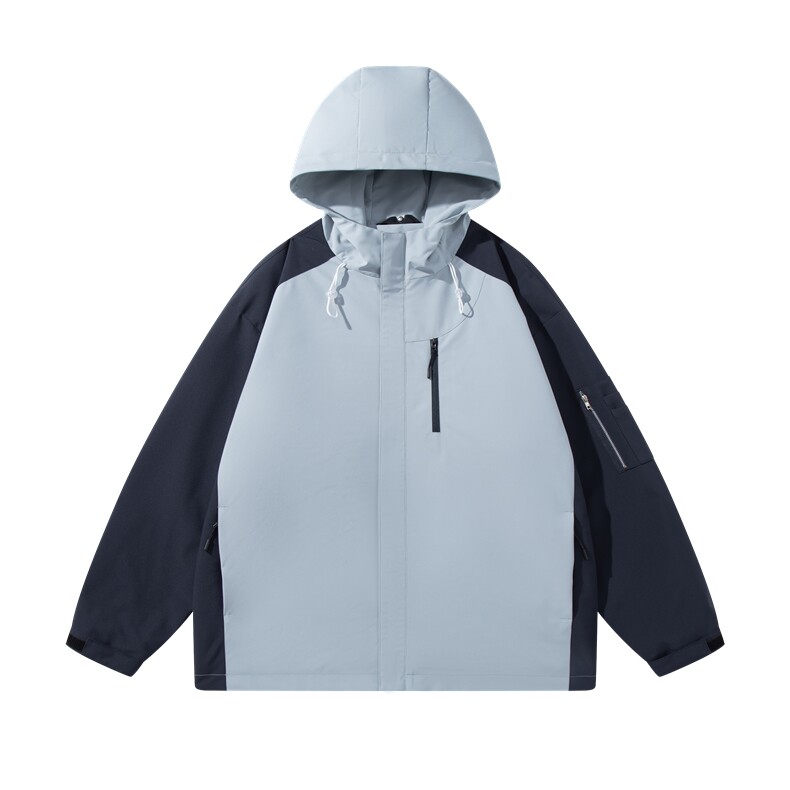 秋季新款二开宽松夹克男撞色冲锋衣外套DSA157B-JK7839-特P70,男装夹克,电商A157B