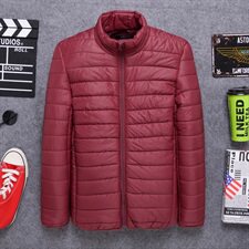 F883秋冬男士棉衣短款轻薄羽绒棉袄棉服爸爸冬装外套，男装棉衣，星座1309