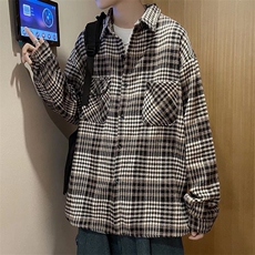 长袖衬衫男港风日系韩版潮流帅气衬衣SY108P43，男装衬衫，星座1116-2