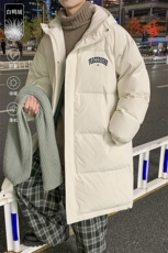 港风23新款冬季时尚百搭连帽潮流长款羽绒服外套YR151P245控328，男装羽绒服，电商A247