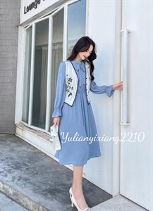 两件套连衣裙图片