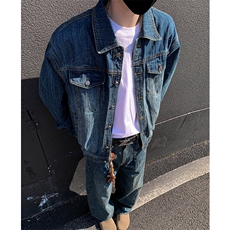 高品质重工做旧水洗牛仔套装牛仔裤310A-2TZ801套装p165上衣100，男装牛仔裤，星座310A-2