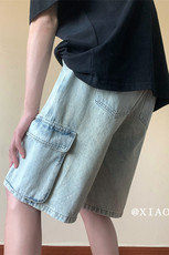 XZ616夏季新款工装牛仔短裤TY833P45控58，男装牛仔裤，星座512A（原616）