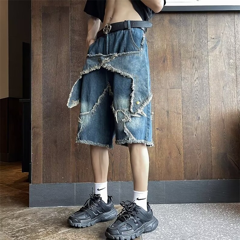 青春流行ins男直筒水洗牛仔裤H217P50,男装牛仔裤,星座1116-2