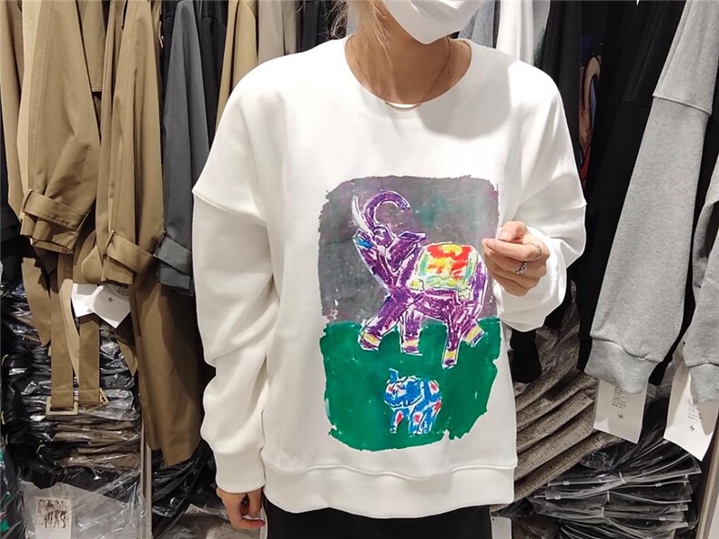 高品质小象卫衣，女装卫衣/绒衫，玩美