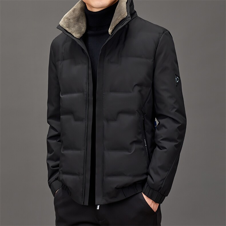 羽绒服短款冬季男士轻薄潮流时尚羊毛领保暖羽绒服JZS8620-P210,男装羽绒服,星座1105-3