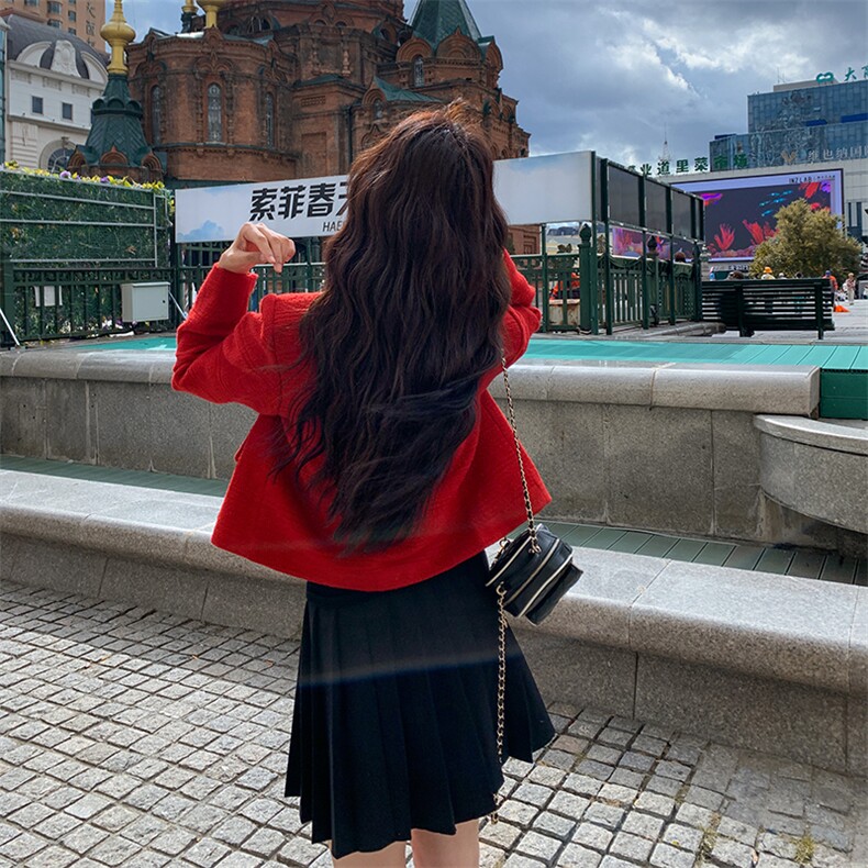 2026秋款明星同款小香外套2d015P198K319,女装短外套,2D015