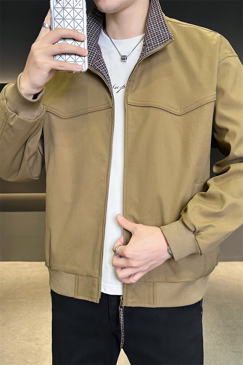 2026春款老钱风高品质纯棉猎装夹克DSA157B-J2617-特P70,男装夹克,电商A157B