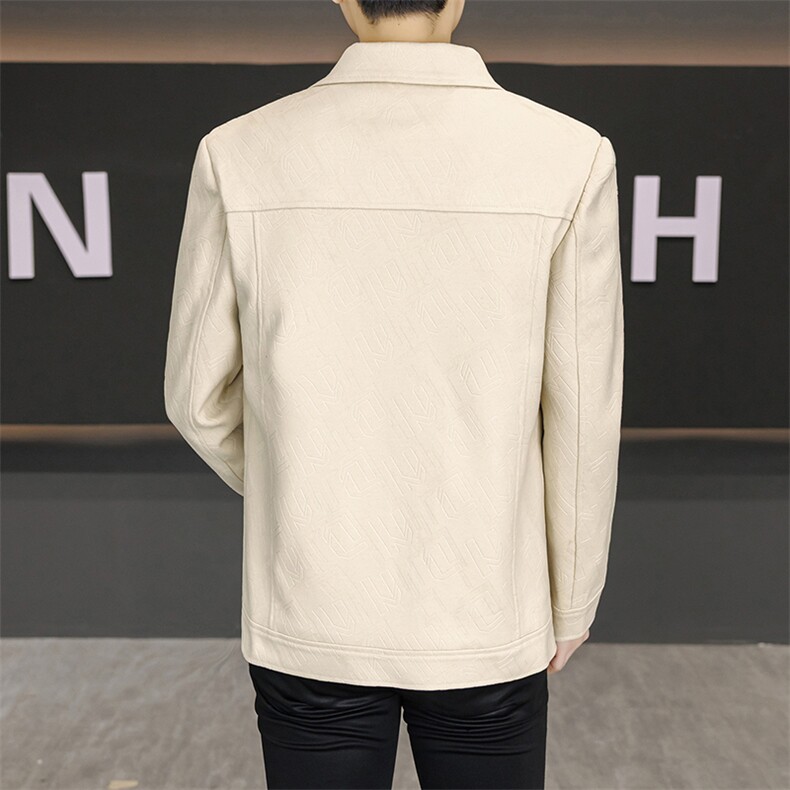 春季夹克男高品质翻领外套型男商务休闲百搭青年外套男S2605-P88,男装夹克,星座310B-3