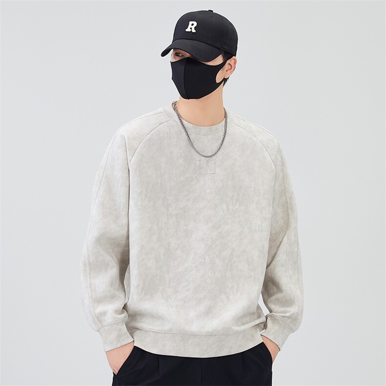 现货抖音数据2025新款秋季卫衣男B240-WY988020-P65,男装卫衣,电商B240