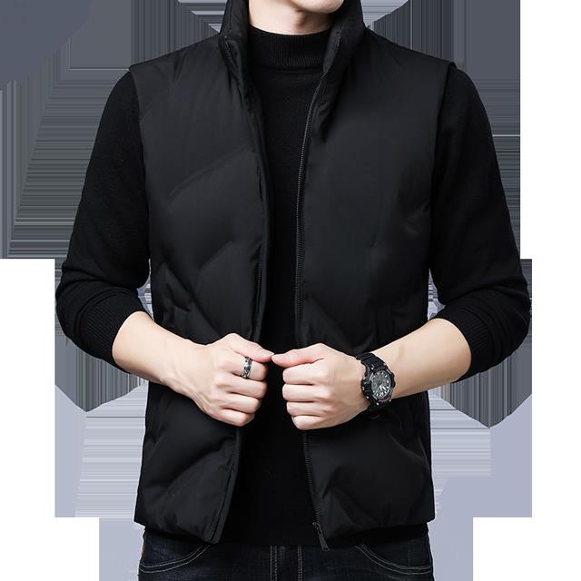 冬季羽绒马甲男外套2025年新款高端立领保暖羽绒服潮服马夹,男装羽绒服,钱塘6003（原4033）