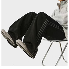 1506-1/KA641/P37美式复古三条杠直筒垂感卫裤男潮牌宽松街舞阔腿，男装休闲裤，星座1506-1