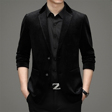 AE8311钱塘2020-3春秋男士条绒单西休闲主推数据好P190，男装西服，钱塘207-3