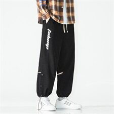 2021新款无影墙灯芯绒灰色休闲宽松运动裤A061-K1859-P45控价65，男装休闲裤，电商A061