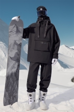 冬季防风防水单板男女大口袋滑雪服衣裤套装M25+K1002J加绒-P248，男装休闲套装，电商A001