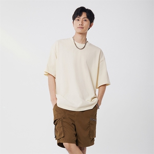 32支双纱 重磅 280g 棉 14色 团体班服情侣T恤圆领卫衣图片