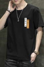 夏装新款2026男士潮流印花短袖T恤大码学生圆领薄1210-2-DT05-P10，男装T恤，星座1816-2（原1210–2）