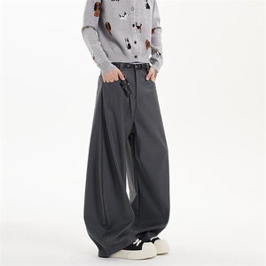 春季美式ins高街hiphop弯刀休闲西裤货号K25113P55图片