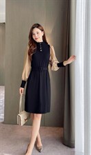 针织连衣裙，女装连衣裙，茶玛