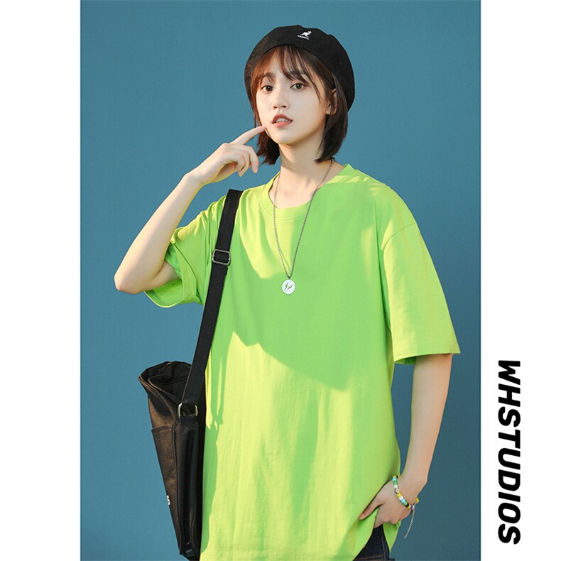 XZ213-19D41-P14控19港风大码水洗纯色圆领短袖T恤，男装T恤，星座213