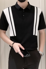 社会小伙短袖T恤男2025新款夏季潮牌A313-1-32302-P4868元，男装T恤，电商A313-1