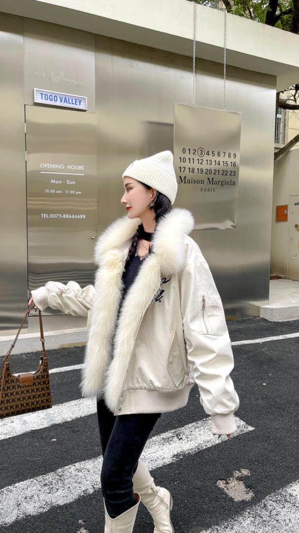 酷的狐狸毛派克服，其它，贻思茗