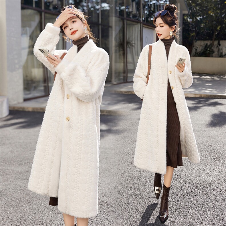 现货！！！2023皮毛一体休闲大气外套，女装羊羔毛/颗粒绒，半夏