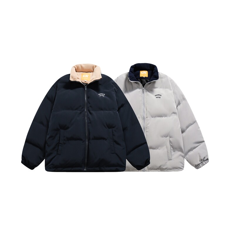 2025冬装 拉平拍 字母贴布绣立领棉服面包服外套 3760 P155图片