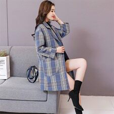 众宇琦 ZYQ2023 配高仿毛领 ，女装毛呢外套，众宇琦