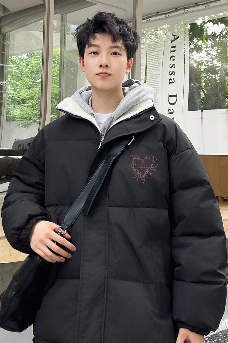 ！2025冬季新款男士立领棉衣百搭加绒加厚棉服外套MY117P70,男装棉衣,电商B220