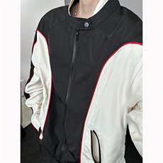 B221美式ins高街暗黑痞帅型男机车服外套上衣SY2306-P90控118，男装夹克，电商B221
