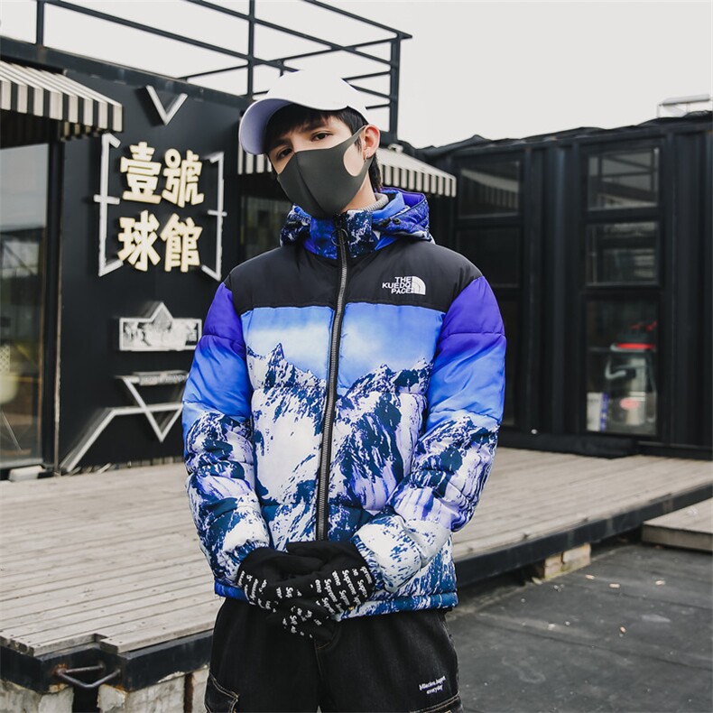 2020年冬季新款雪山潮流ins雪山保暖修身棉衣男DS-B293,男装棉衣,电商A306