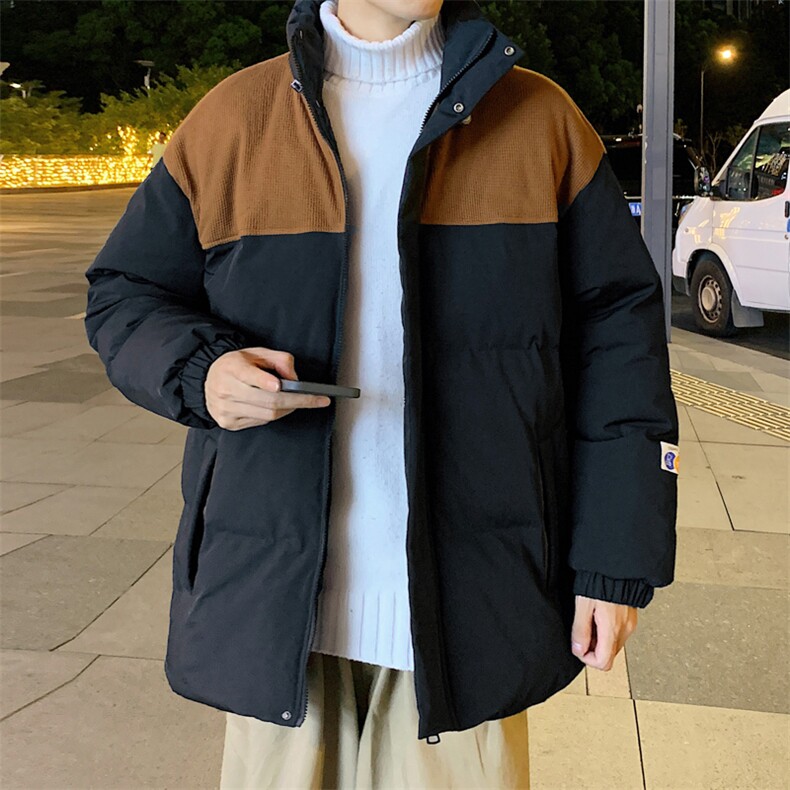 新款男百搭设计感港风棉衣M063-P90控148,男装棉衣,星座717