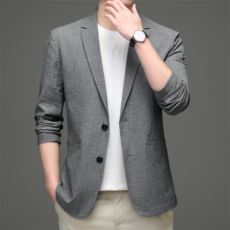 BB8216钱塘2020-2夏季男士精品休闲西装主推高端P155，男装西服，钱塘207-2