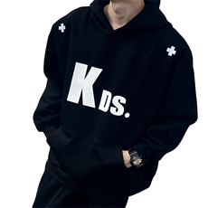 面底同色华棉小标刺绣立体印花卫衣WY007特P48M-3XL，男装卫衣，电商B325