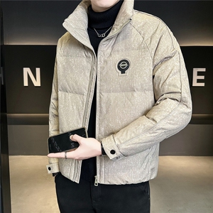 6627-M-3XL-P205标50绒店主风立领男士修身休闲羽绒服外套图片
