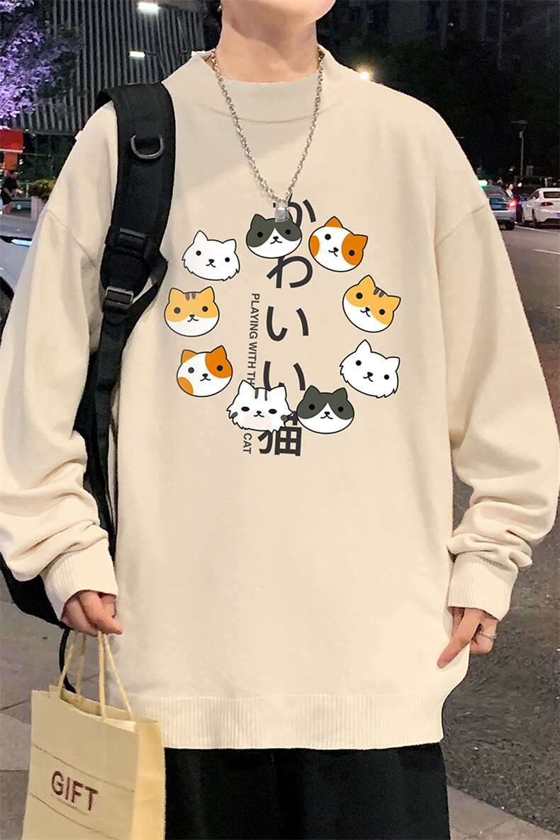 M18215-P45加绒款-P65半高领毛衣男士大码针织衫男毛线衣男,男装针织衫/毛衣,电商A040