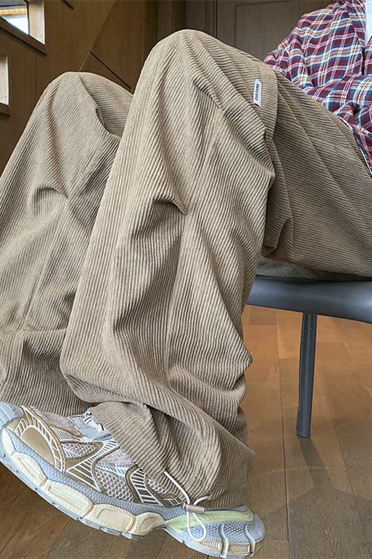 秋季灯芯绒工装伞兵休闲裤XZ604-KG82-P40控68,男装工装外套,星座604