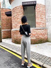 空气层卫裤秋季，女装休闲裤，LC裤子