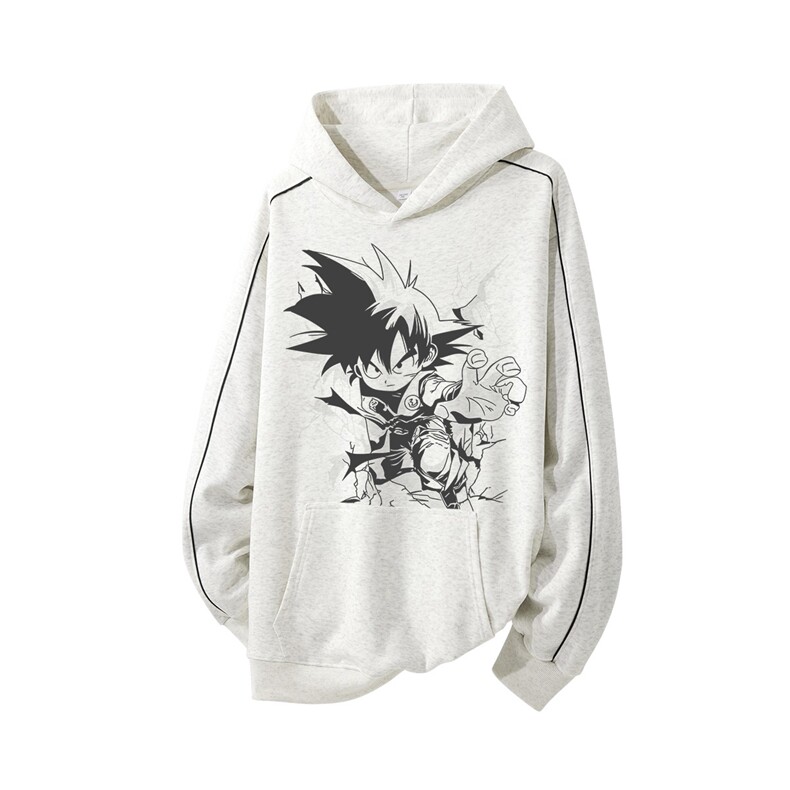 得物供货、复合重磅420克现货连帽卫衣宽松HD019-1-WYT25263-P45图片
