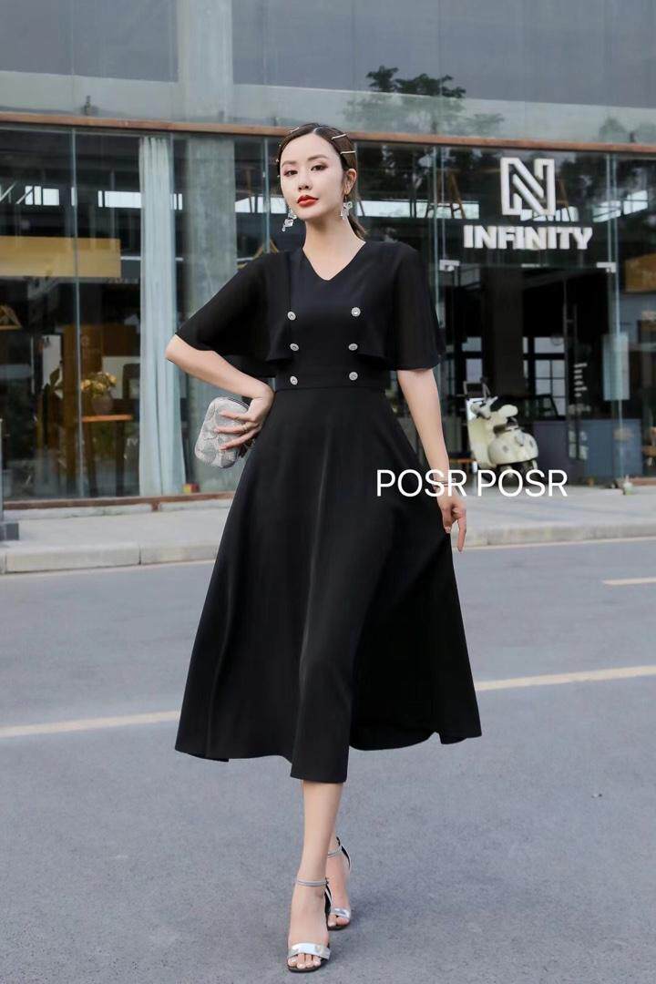 气质连衣裙，女装连衣裙，珀莎