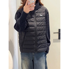 腊肠小狗刺绣针织拼接羽绒棉服外套ZM0163-P110，男装棉衣，星座313A(原308A-2)