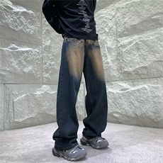 美式牛仔裤男款秋季长裤潮Y9093P43，男装牛仔裤，星座1116-2