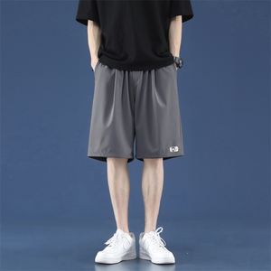 薄款宽松舒适抗皱潮流休闲清爽速干冰丝五分裤  DK505-特批17图片