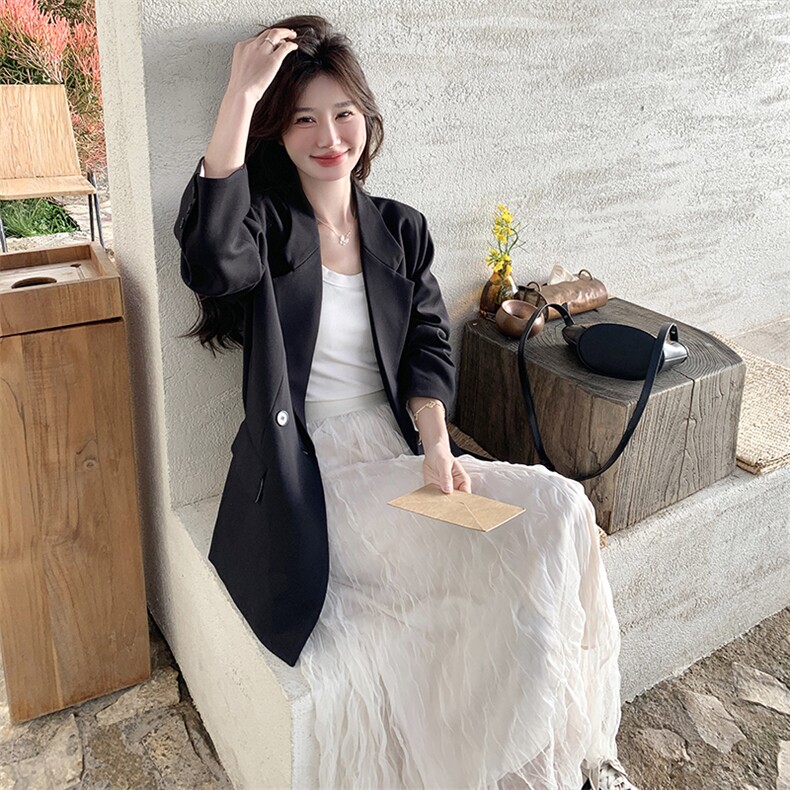 【现货】新款图两件套8655西装P145-K218半身裙P95-K158,女装套装/套裙,2C301